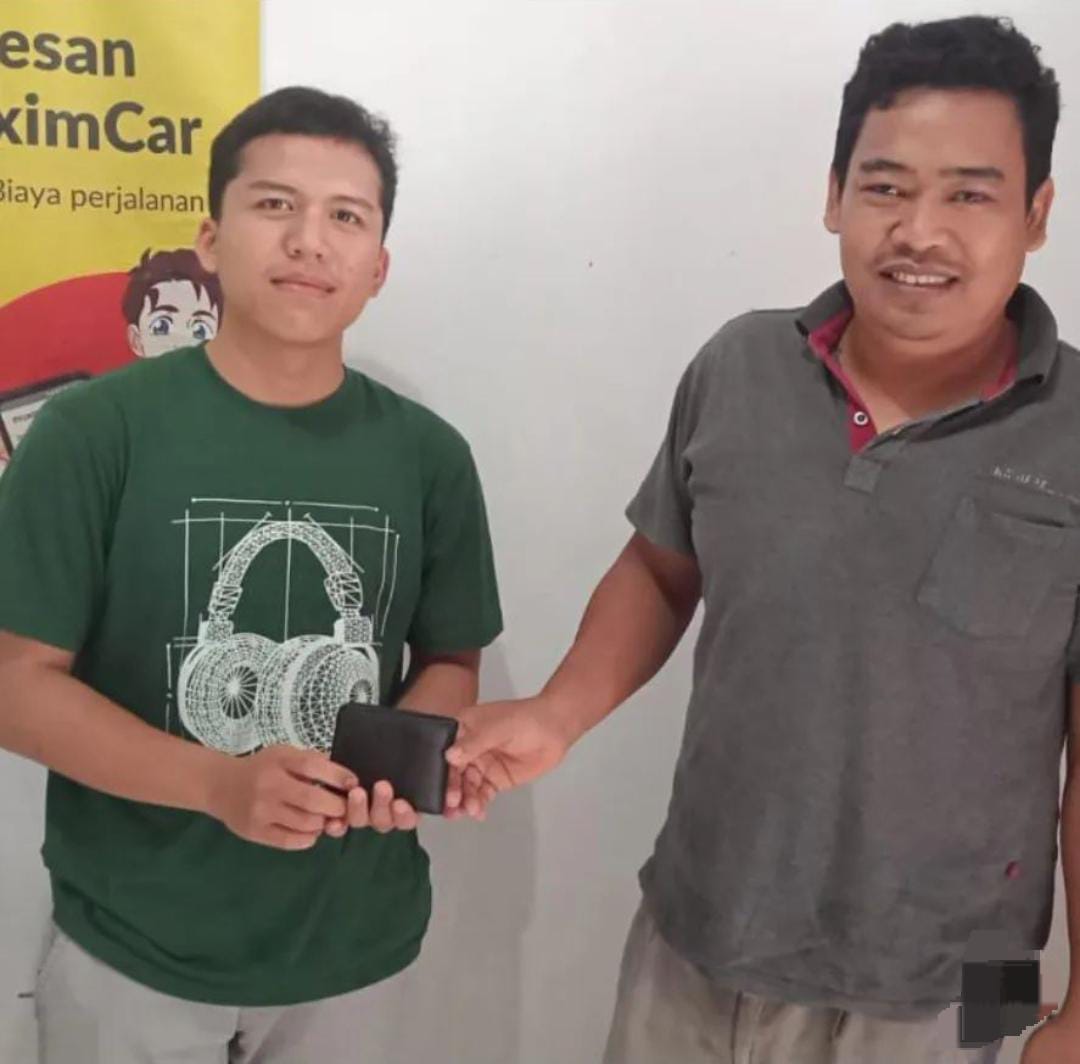Aksi Mulia Driver Maxim Rangkasbitung, Kembalikan Barang Customer yang Tertinggal