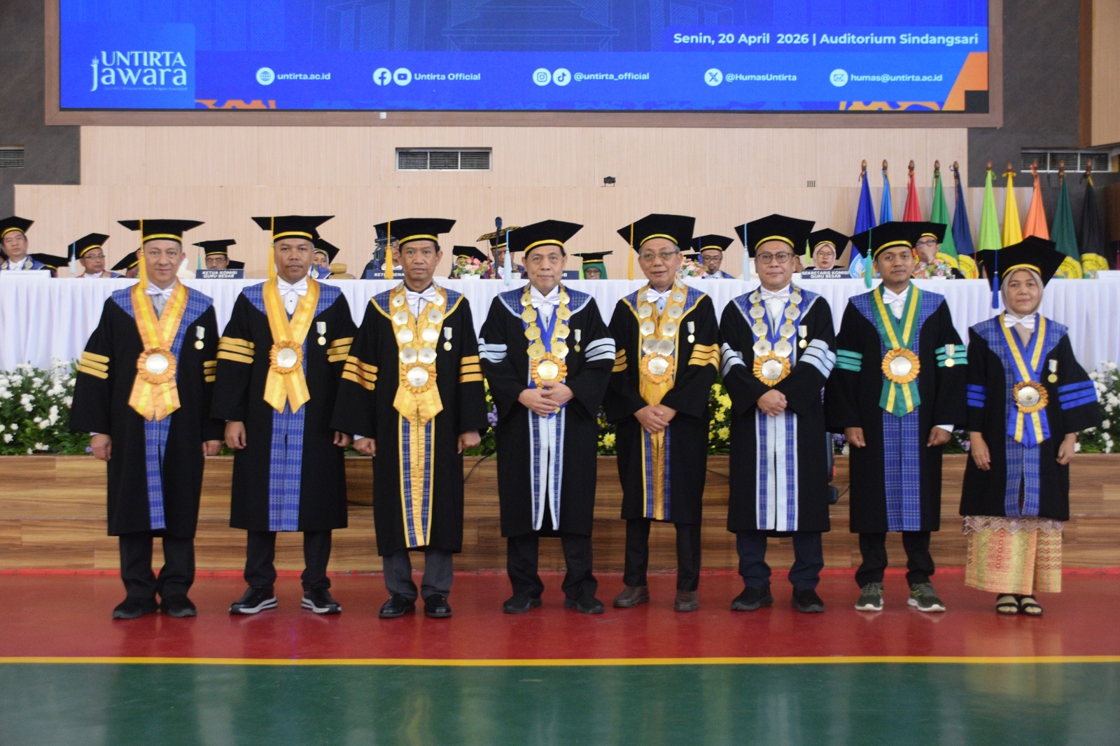 Untirta Kukuhkan Empat Guru Besar, Angkat Isu Transformasi Digital hingga Keselamatan Kerja