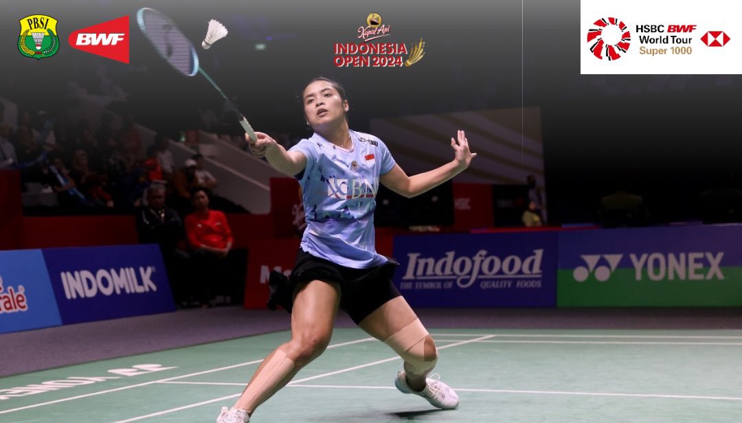 Update! Indonesia Open 2024: Gregoria Mariska Melaju ke Perempat Final Kalahkan Thailand, Ini Hasil Skornya