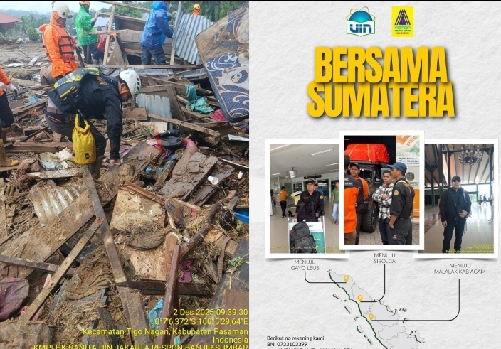 KMPLHK RANITA UIN Jakarta Bantu Korban Bencana Banjir Sumatera