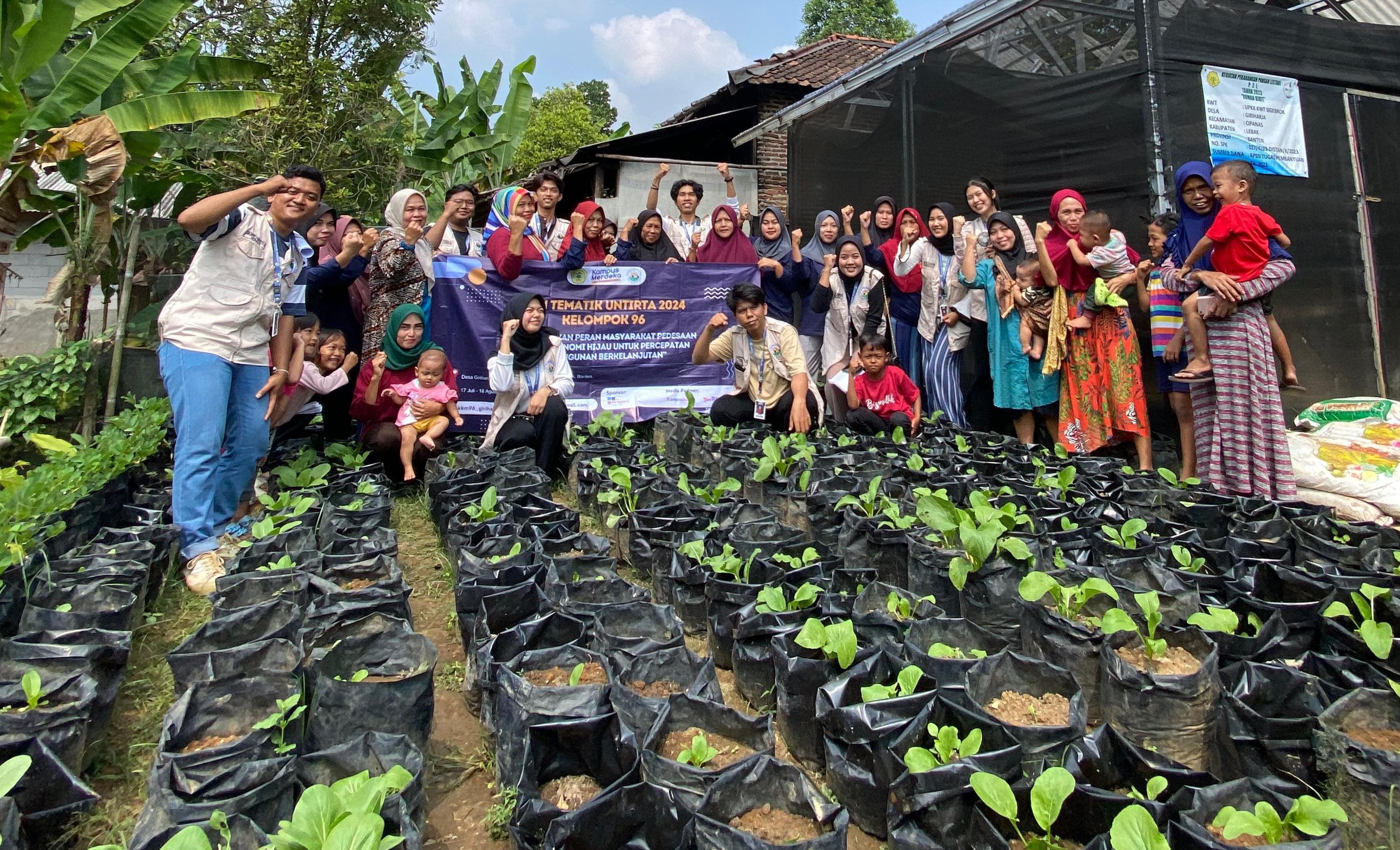 Mahasiswa Untirta Ajak Masyarakat Melek Penggunaan Pupuk Organik