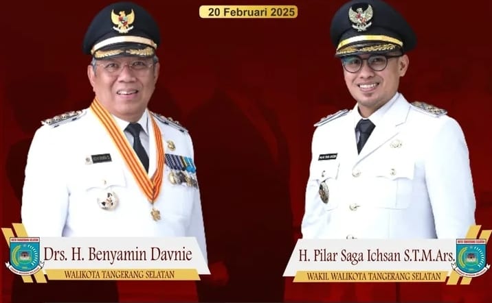 Resmi Dilantik! Mengingat Kembali Visi Misi Walikota dan Wakil Walikota Tangsel Benyamin Pilar