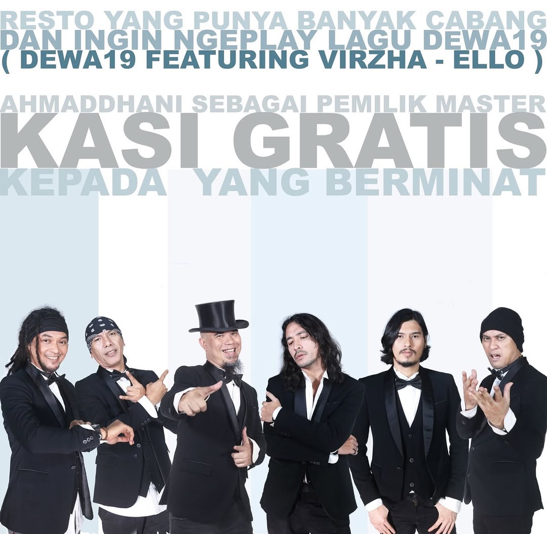 Ahmad Dhani Persilahkan Lagunya Diputar Gratis: yang Penting DM Izin