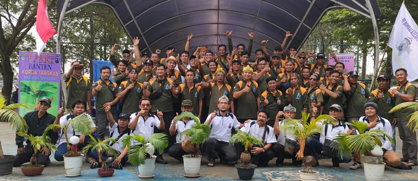 Pererat Persaudaraan, Pengurus Bonsai Kelapa Adakan Silaturahmi dan Kukuhkan Korda Cilegon 