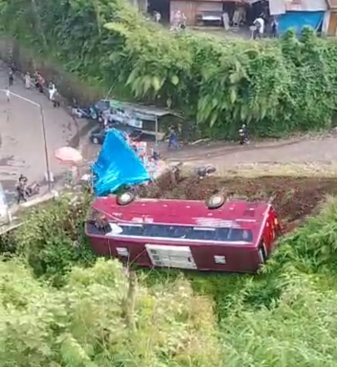 Bus yang Masuk Jurang di Guci Tegal, Bawa Rombongan Warga Tangsel, Berjalan Tanpa Sopir