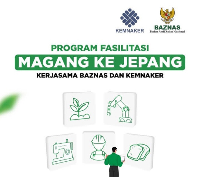 Seleksi Magang ke Jepang dari BAZNAS dan Kemnaker Sudah Dibuka