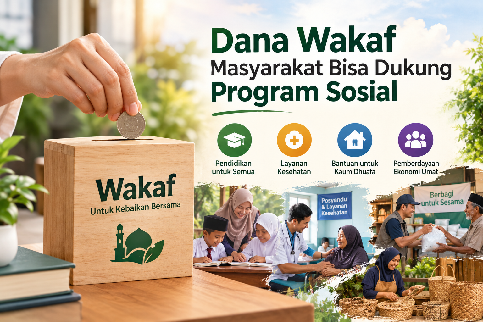 SWR007 Resmi Diluncurkan, Dana Wakaf Masyarakat Bisa Dukung Program Sosial
