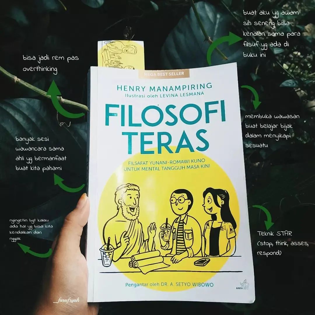 Tips Menjalani Hidup dengan Baik, Temukan Jawabannya di Buku Filosopi Teras