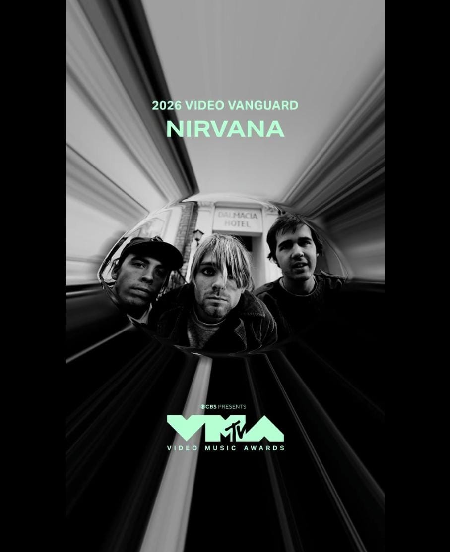 Nirvana Raih Video Vanguard Award di MTV VMAs 2026
