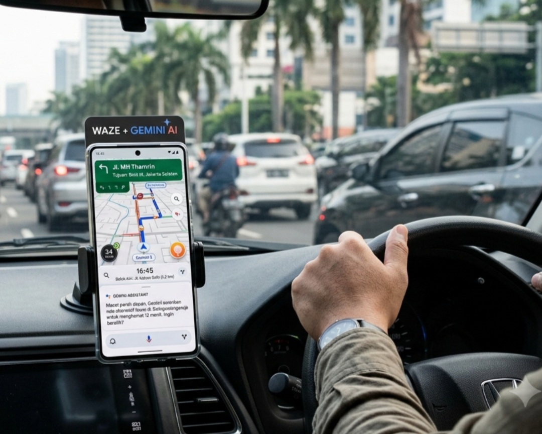 Waze Resmi Pakai AI Gemini, Navigasi Makin Pintar dan Siap Tantang Google Maps