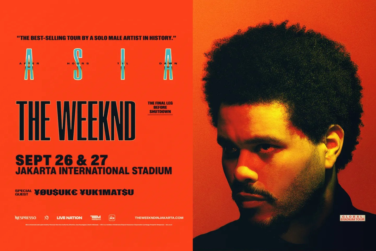 The Weeknd Siap Guncang Jakarta, Konser Dua Hari Digelar Akhir Pekan Ini