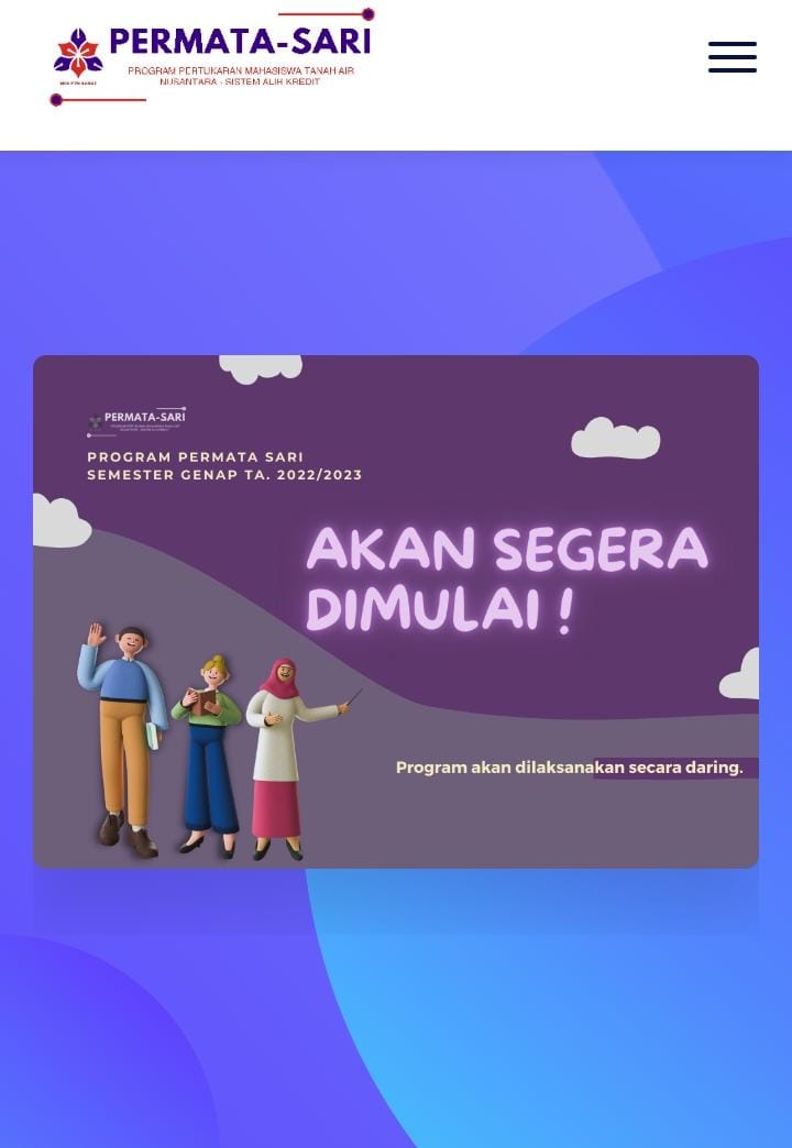 Program Pertukaran Mahasiswa Permata Sari Resmi Dibuka, Simak Jadwalnya!