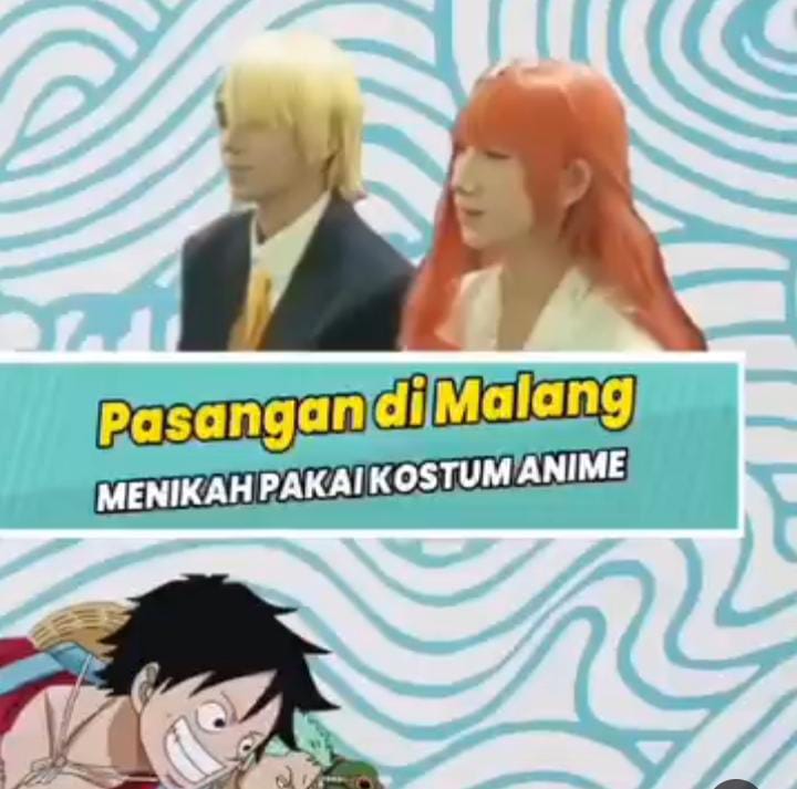 Unik, Pasangan Ini Menikah di KUA Menggunakan Kostum Anime: di Luar Nurul Konsepnya