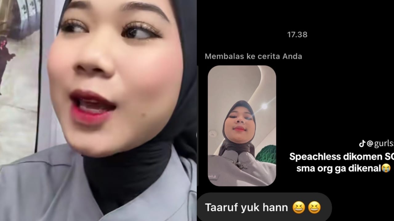 Hidup Lagi Capek-capeknya, Cewek Ini Unggah Bukti Chat Orang Tak Dikenal Ajak Ta'aruf Hingga Lamaran 