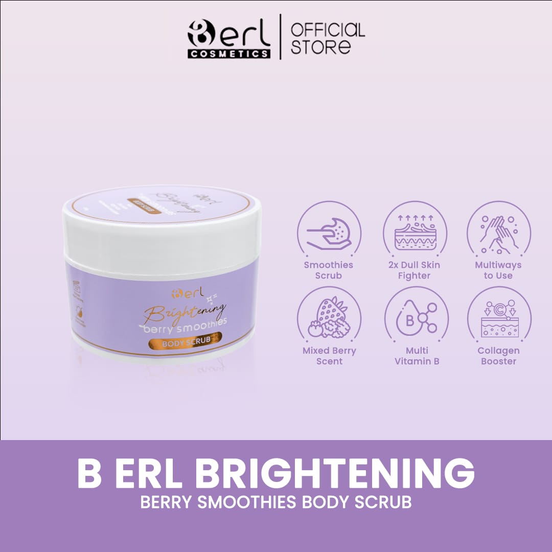 Eksfoliasi Lembut Rasa Smoothies? Ini Dia Brightening Berry Smoothies Body Scrub dari B Erl