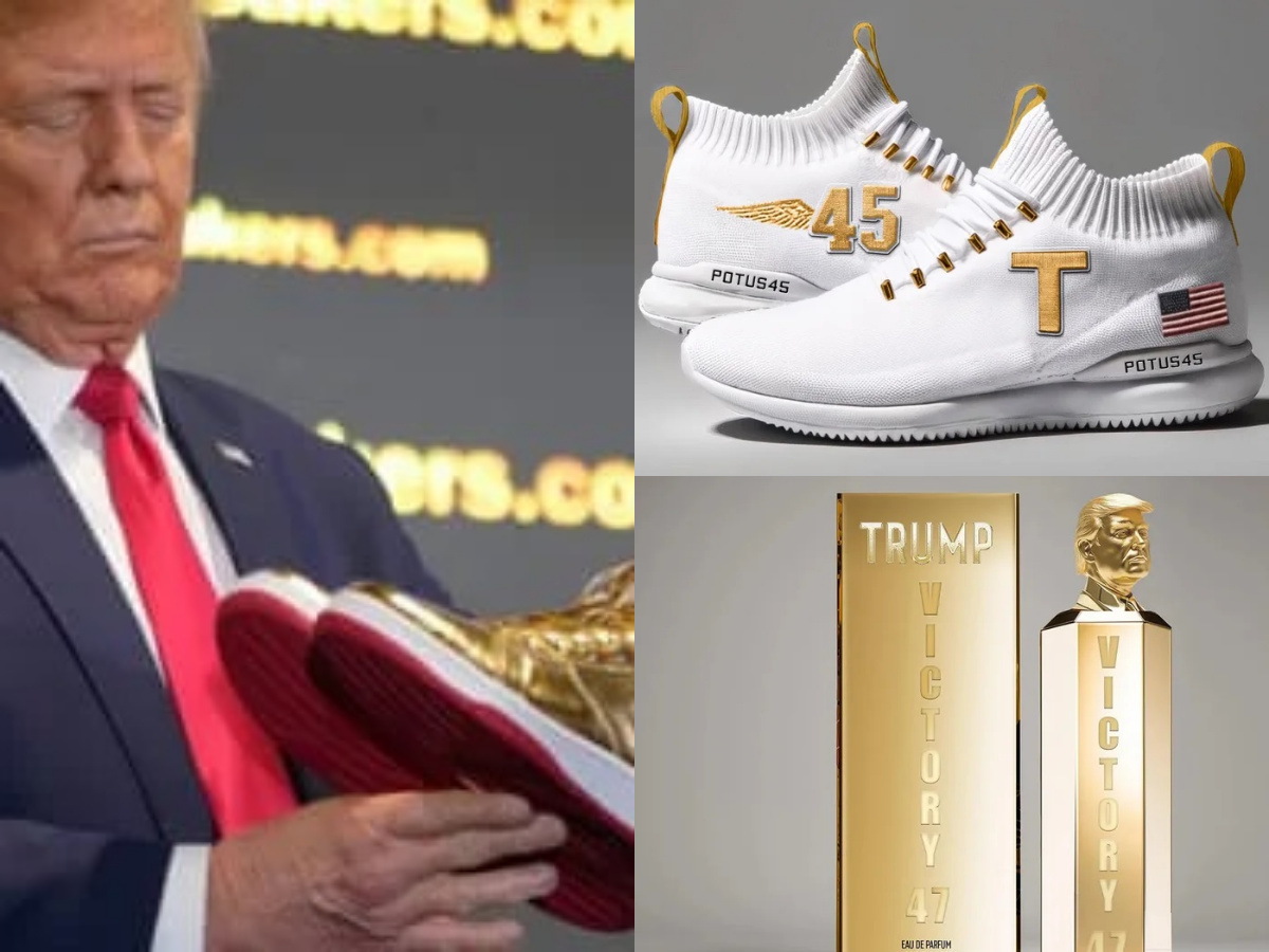 Donald Trump Rilis Sepatu Sneaker Setelah Didenda Kasus Penipuan Senilai 355 Juta Dolar