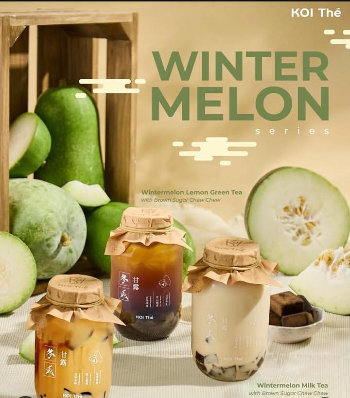 Wintermelon Series KOI Thé dengan Botol Guci Jadi Tren Baru di Media Sosial