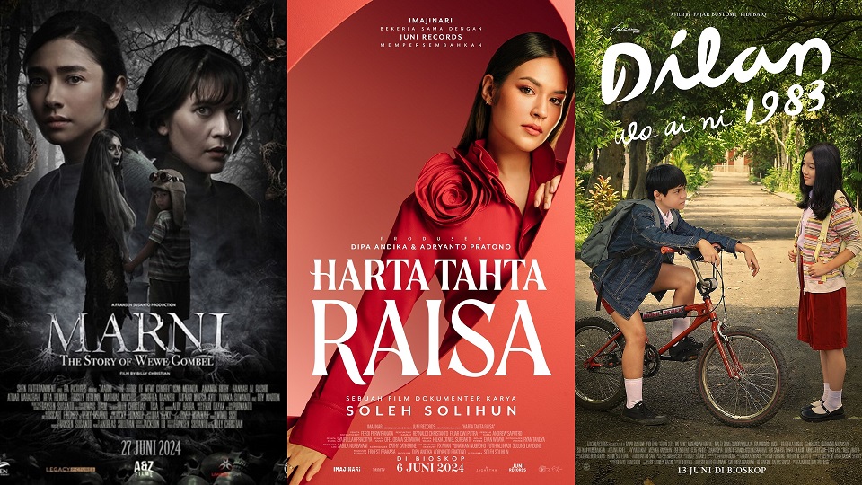 Deretan Film Indonesia yang Menggebrak Layar Bioskop di Juni 2024