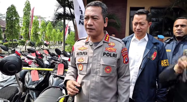 Polda Banten berhasil amankan puluhan sepedah motor dan mobil hasil kejahatan