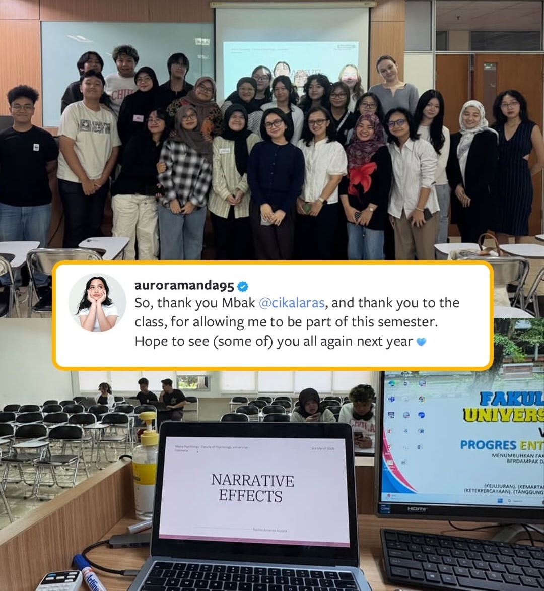Aurora Amanda Bagikan Pengalaman Mengajar di Kampus, Ucap Perpisahan kepada Mahasiswa