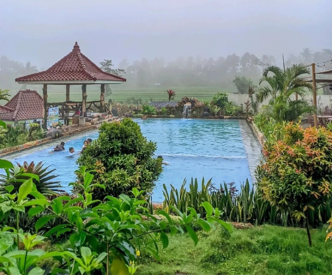‎Bukan di Puncak, Ini Pemandian Cibama, Wisata Baru Mandalawangi Kaki Gunung Pulosari