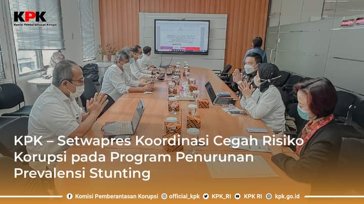 KPK Ingatkan Dana Program Penurunan Prevalensi Stunting Jangan sampai Dikorupsi