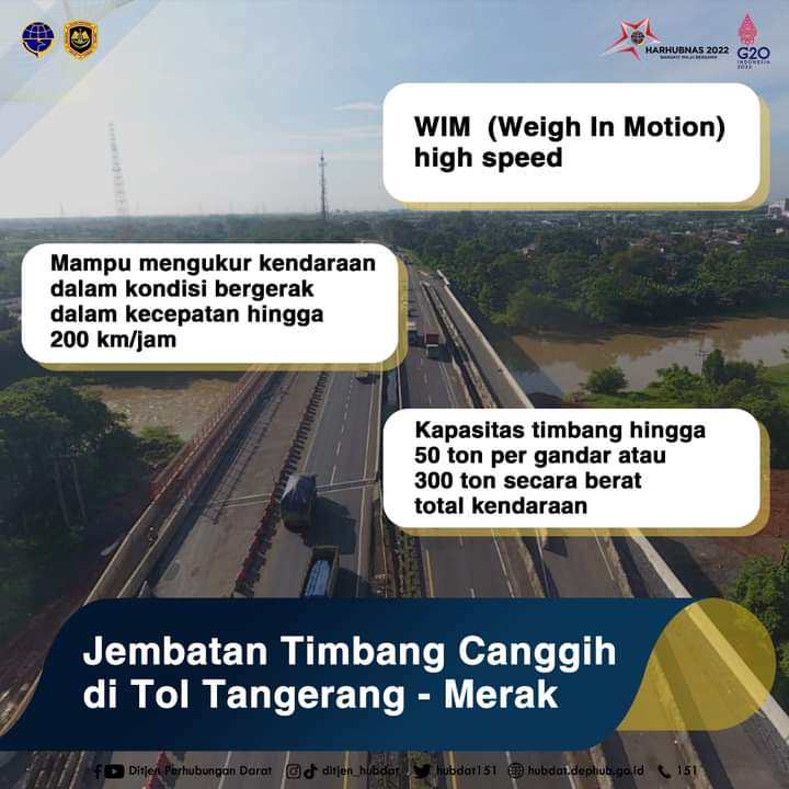 Awasi Truk ODOL! Tol Tangerang - Merak Sudah Dipasang WIM