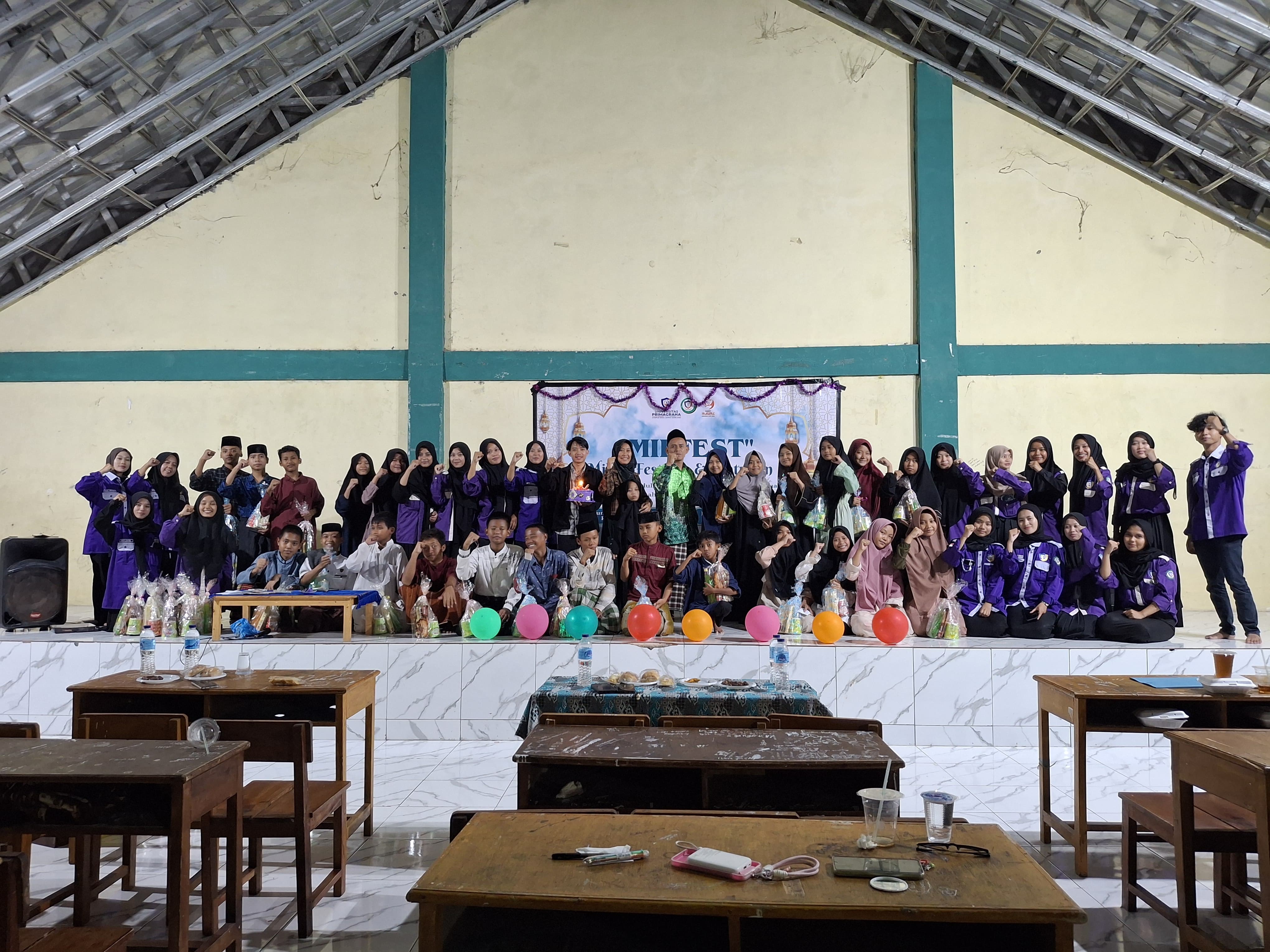 HIMATIKA UPG Gelar MILFEST, Santuni 35 Anak Yatim dalam Rangka Milad ke-6