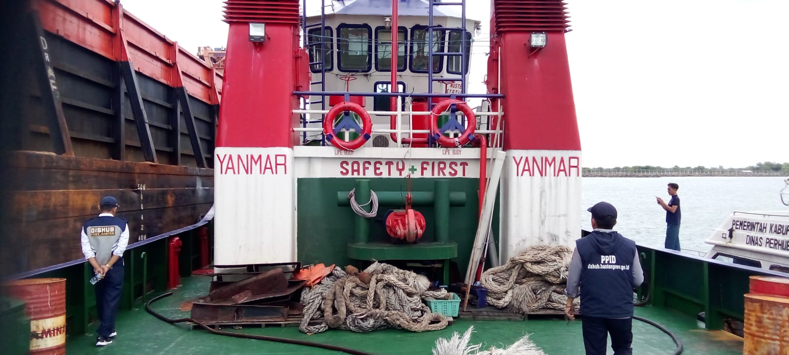 Dalam Upaya Meningkatkan Kualitas Pelayanan, Dishub Banten Lakukan Pemantauan dan Pengendalian Angkutan Laut