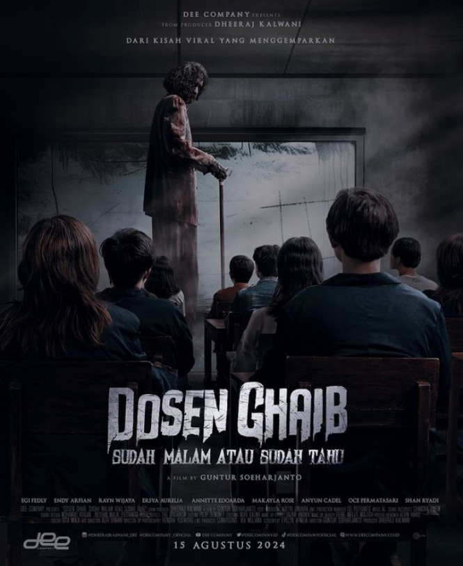  Segera Tayang Film Horor Dosen Ghaib Diangkat dari Cerita Seram Facebook yang Sempat Viral Tahun 2016