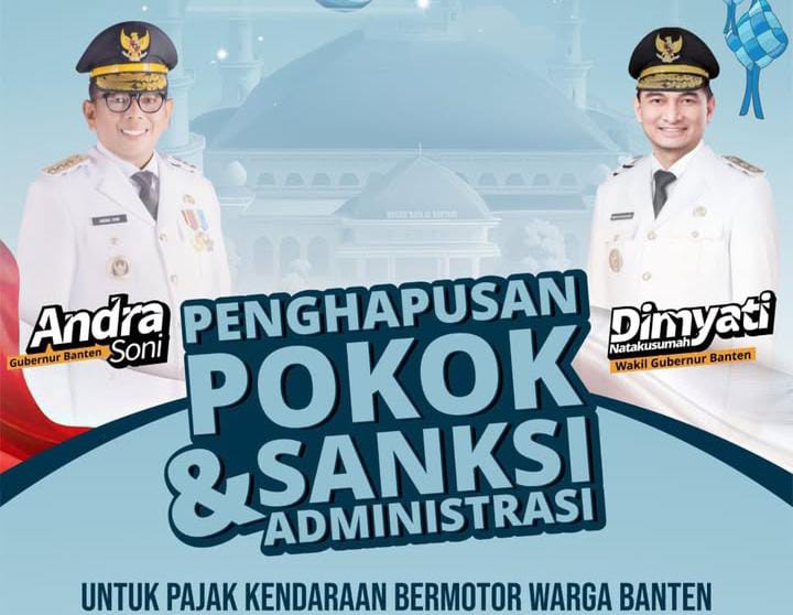 Provinsi Banten Mulai Berlakukan Pemutihan Pajak Kendaraan, Simak Syaratnya di Sini