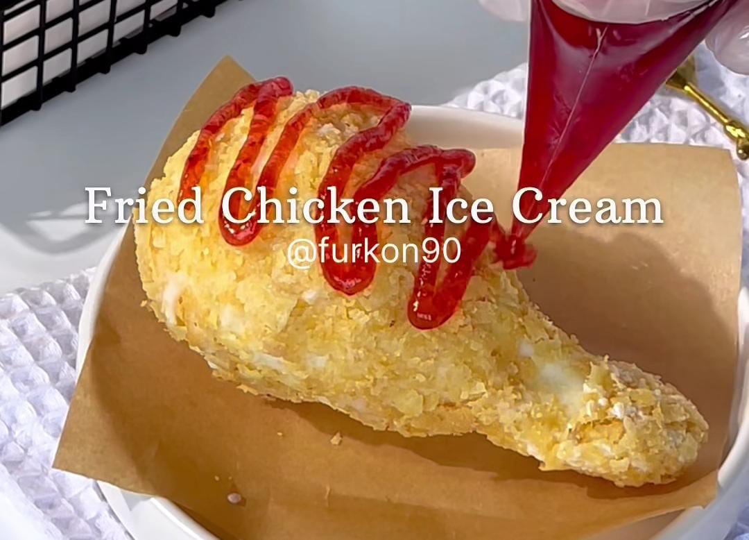 Bikin Fried Chicken Ice Cream yang Lagi Viral, Mudah dengan Mengikut Resep Ini