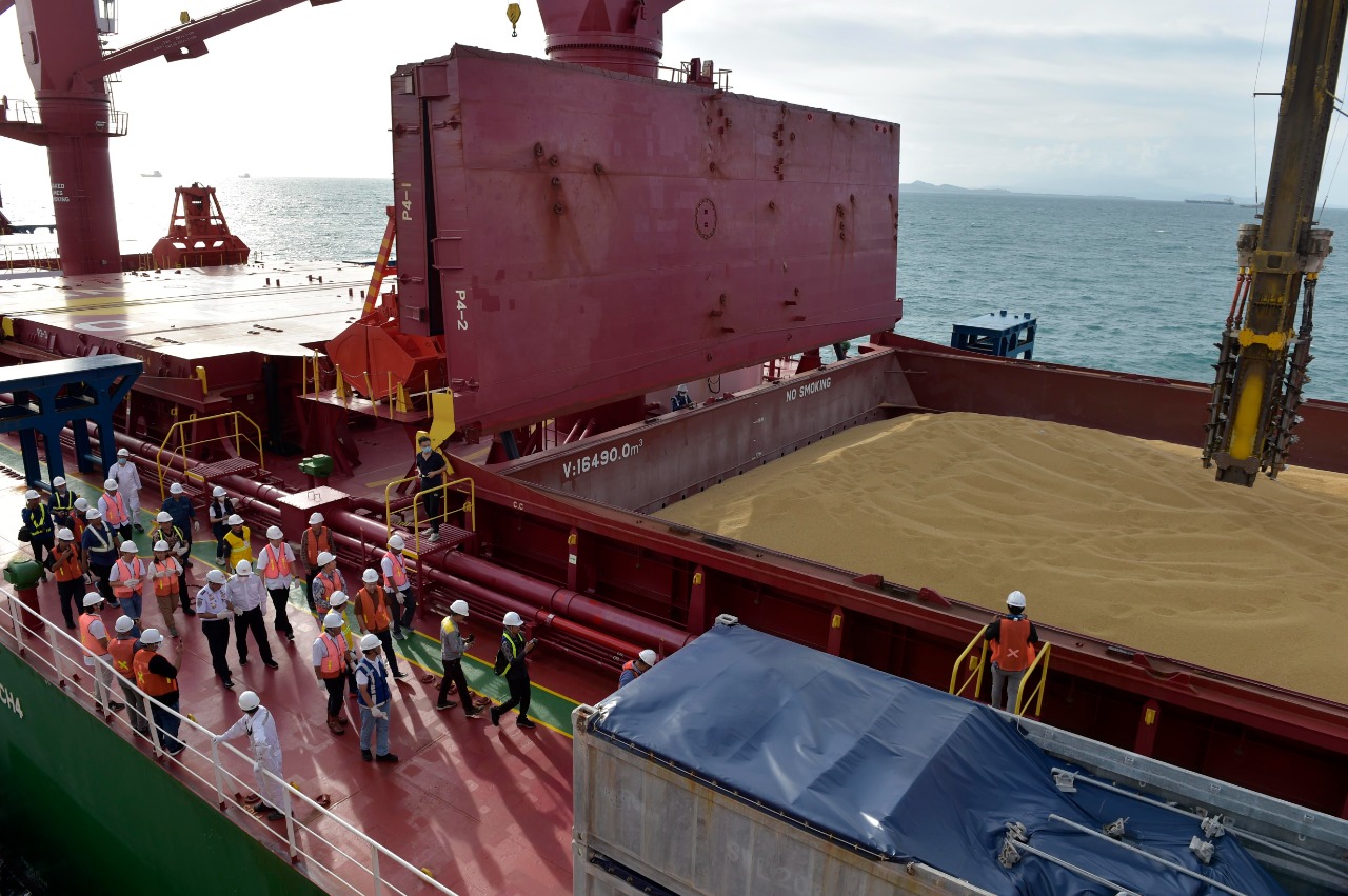 Kedelai Impor Tiba di Pelabuhan Cigading, 56  Ribu Ton Siap Masuk Pasar