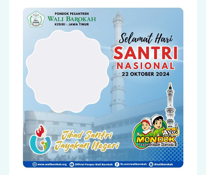 Cara Membuat Twibbon Hari Santri Nasional 2024, Mudah Banget Yuk Buat Sendiri