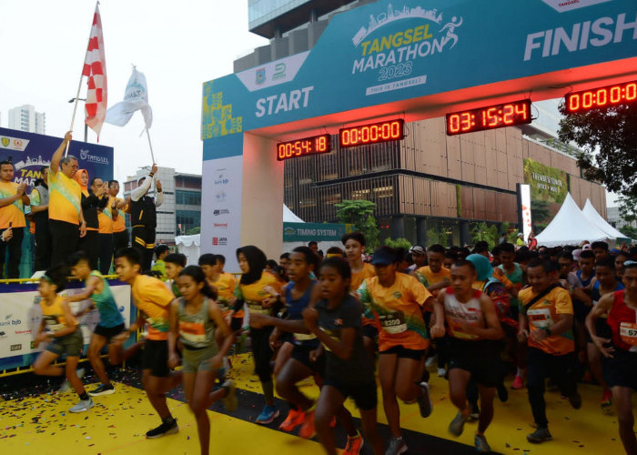 Peringati HAORNAS dan HUT Tangsel, bank bjb Dukung Sport Tourism Tangsel Marathon 2023
