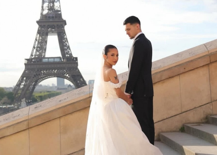 Prewedding di Paris, Jennifer Coppen dan Justin Hubner Tampil Elegan Tanpa MUA