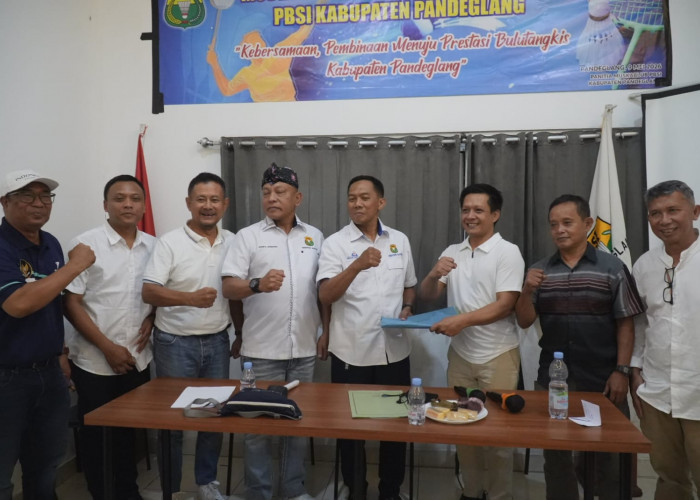 Muhamad Syahrul Resmi Nahkodai PBSI Pandeglang Periode 2026-2030