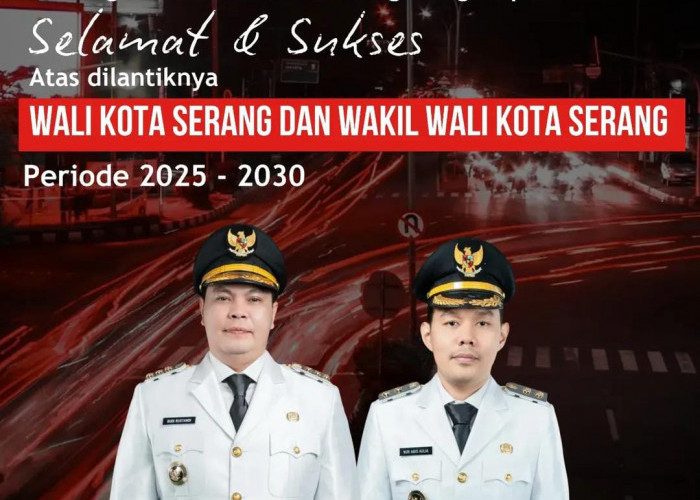 Pelantikan Wali Kota dan Wakil Wali Kota Serang Periode 2025-2030, Harapan Baru untuk Kemajuan Kota