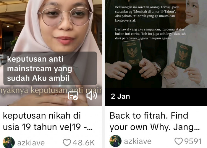 Kontroversi Azkiave: Narasi Kuliah Scam, Nikah Muda, dan Komunitas Jeda Sekolah Picu Polemik