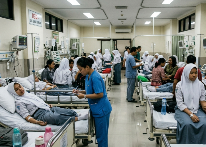 Puluhan Siswa di Padarincang Diduga Alami Keracunan Usai Konsumsi MBG, Dua Dirujuk ke Rumah Sakit