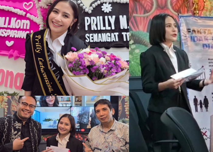 Prilly Latuconsina Resmi Lulus S2, Raih Gelar Magister dengan Predikat Summa Cum Laude
