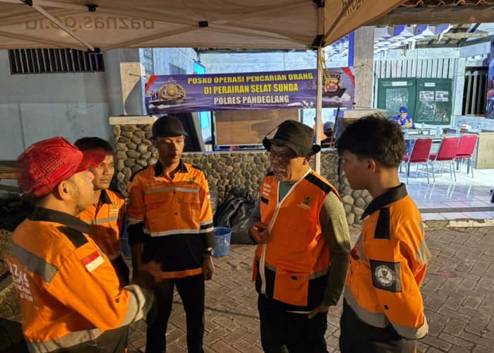 BAZNAS Banten Turun ke Carita, Perkuat Operasi SAR Jurnalis Hilang di Anak Krakatau