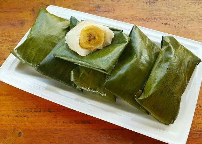 Resep Nagasari Pisang ala Rumahan, Cukup Pakai Gelas Hasilnya Kenyal dan Wangi Daun Pisang