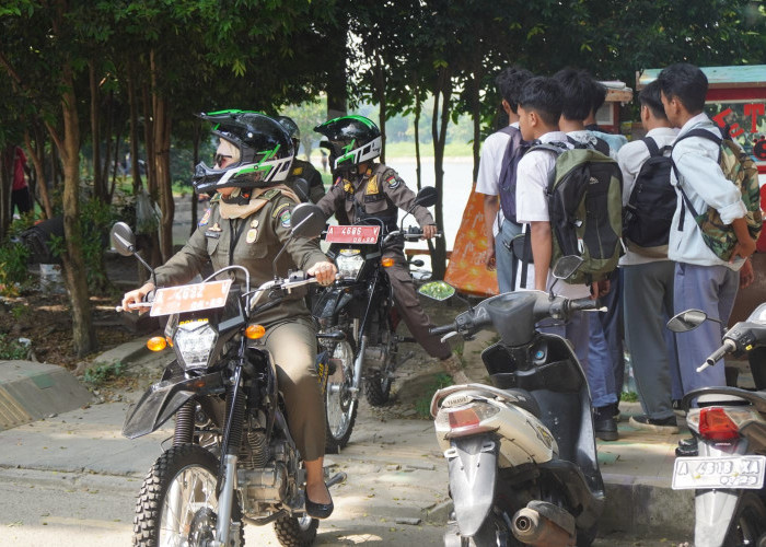 Puluhan Pelajar Terjaring Razia di Puspemkab Tangerang