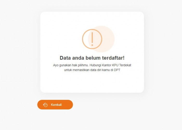 Cara Atasi Data Tidak Terdaftar di DPT Online Pemilu 2024