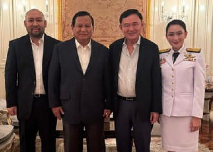 Prabowo Didatangi Eks PM Thailand Thaksin Shinawatra dan Putrinya