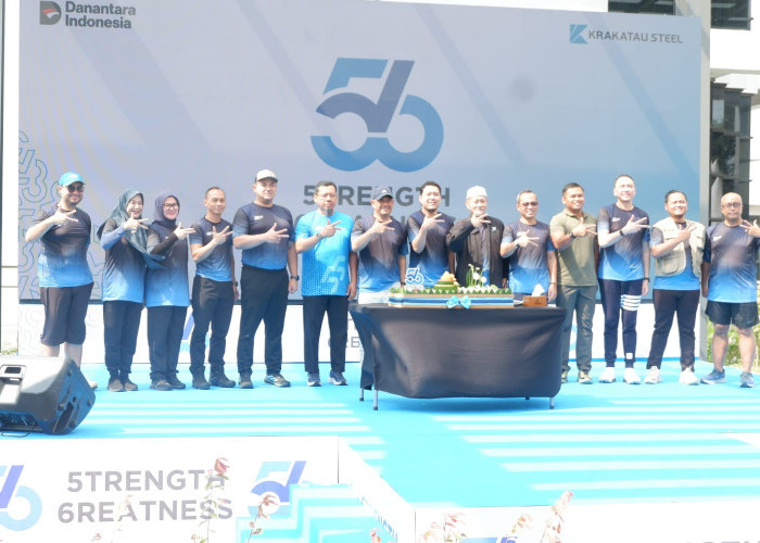 HUT ke-56 Krakatau Steel, Steel Run Diikuti 3.000 Peserta, Semangat “Strength Greatness” Digaungkan