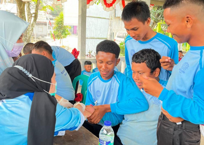 Jaga Kondisi Jelang HUT RI, Calon Paskibraka Kecamatan Cikande Jalani Cek Kesehatan Gratis