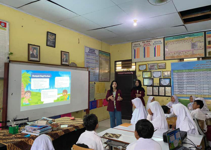 Tim KKN 56 Untirta Gelar Sosialisasi Anti-Bullying di Sekolah Dasar Desa Domas