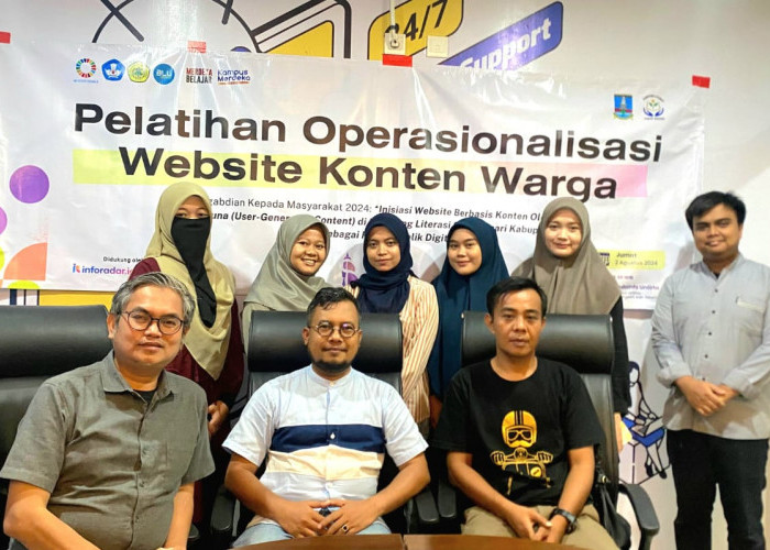 Kolaborasi dengan PKM Untirta, Warga Desa Sindangsari Siap Jadi Redaksi Web Konten Warga